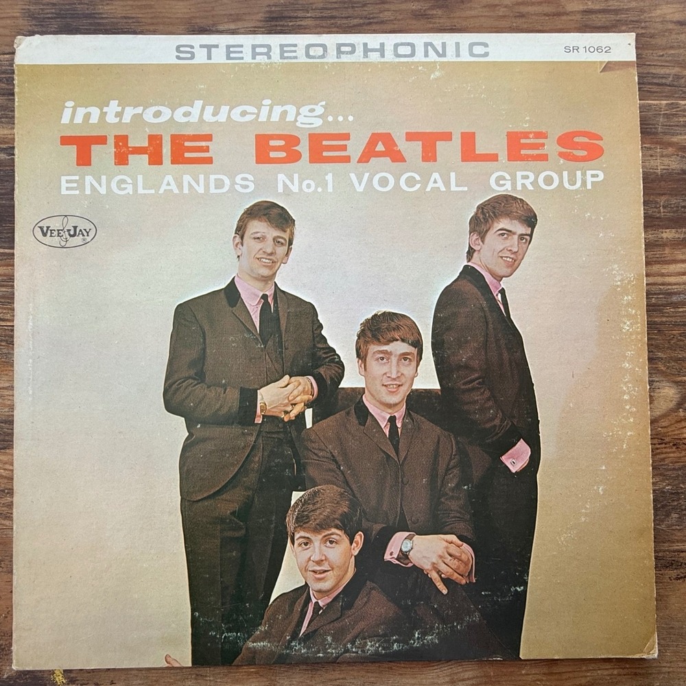 Introducing The Beatles Vee-Jay VJLP 1062 Stereo 1964‎ OG Pressing 63-3402/3403